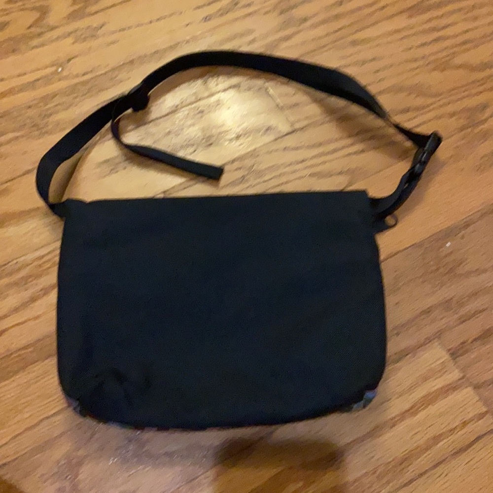 Women’s Black with Square Colorful Design Shoulder Bag - Picture 2 of 5